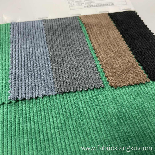 knitted thin fine corduroy clothing fabric for pants